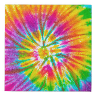 swirl colorful tie dye pattern abstract background faux canvas print