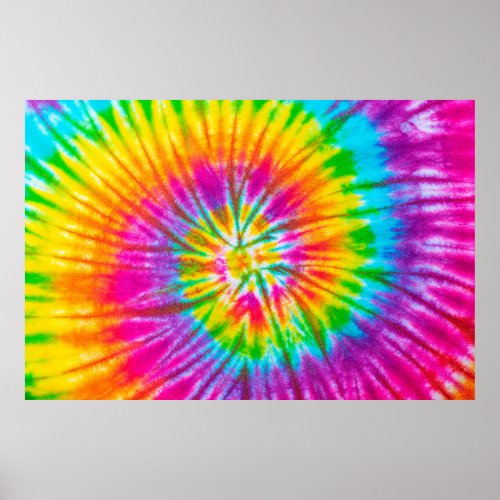 swirl colorful tie dye pattern abstract background poster