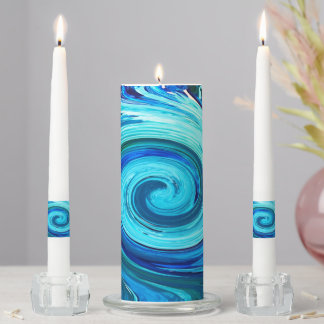 Swirl Design Unity Candle Set