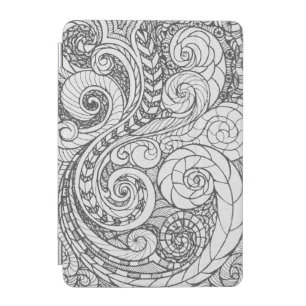 Swirl Doodle iPad Cover