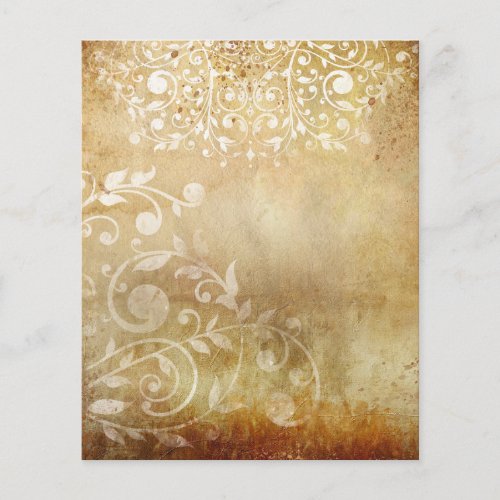 Swirl  Flourish Vintage Scrapbook Paper