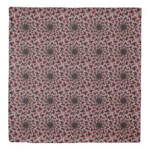 SWIRL FLOWER PATTERN DUVET COVER