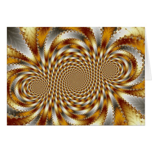 Swirl Fractal 1 - Fractal Card (Front Horizontal)