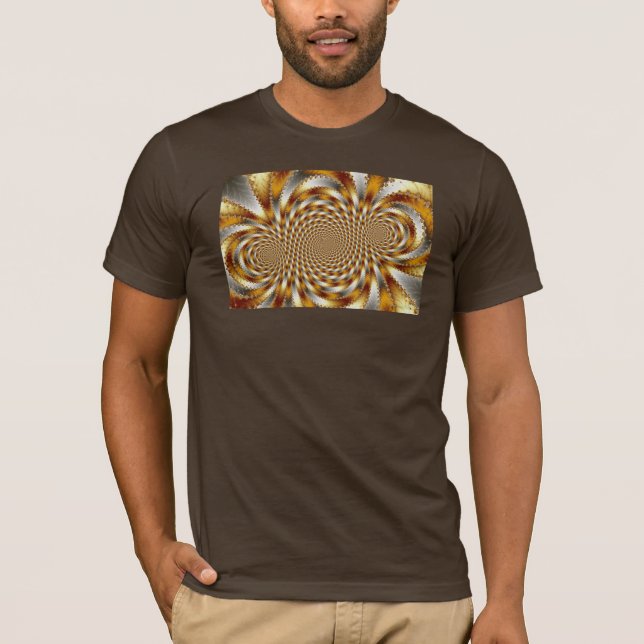Swirl Fractal 1 - Fractal T-shirt (Front)