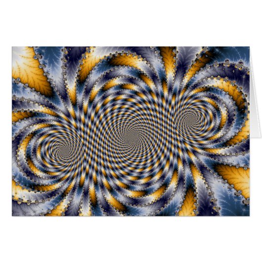 Swirl Fractal 2 - Fractal Card (Front Horizontal)