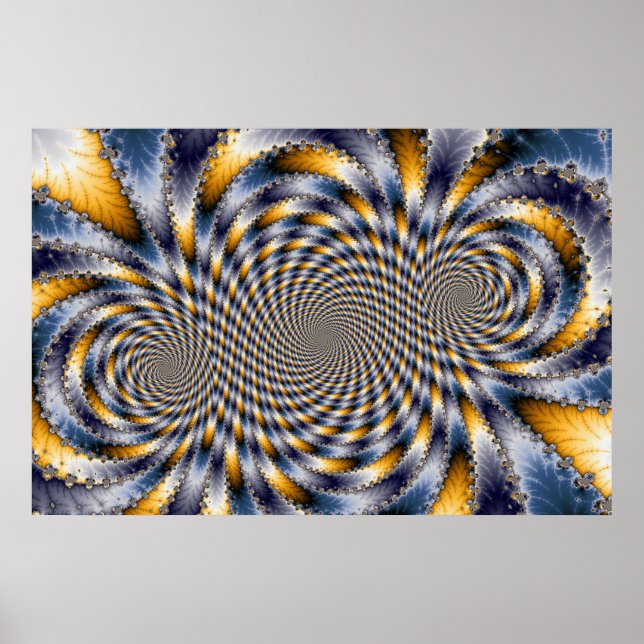 Swirl Fractal 2 - Fractal Poster (Front)