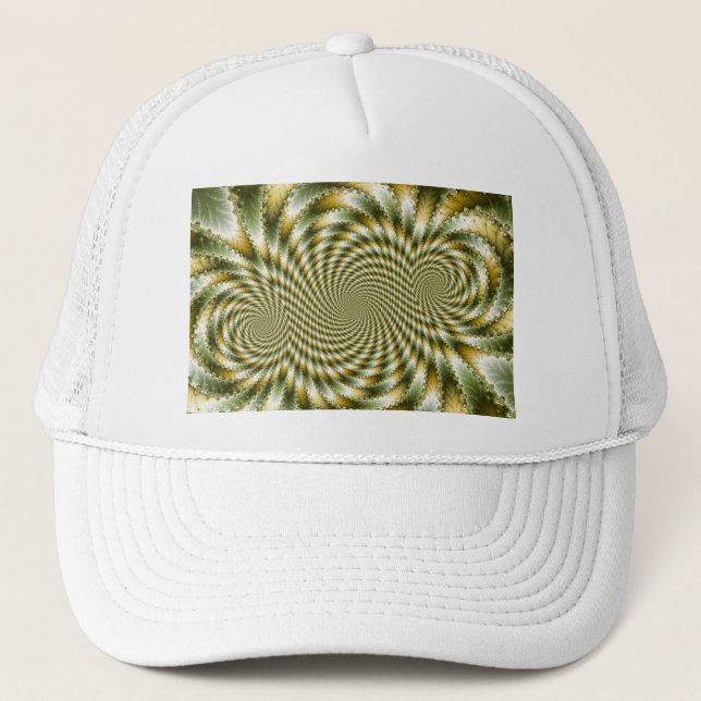 Swirl Fractal 3 - Fractal Trucker Hat (Front)
