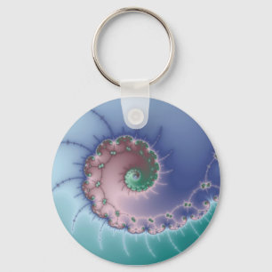 Swirl - Fractal Keychain