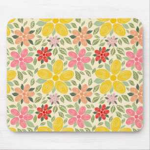 Swirl Garden Mouse Pad