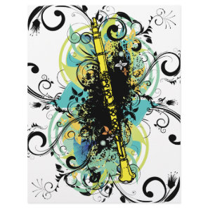 Swirl Grunge Clarinet