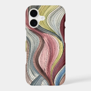 Swirl-Hand Painted Abstract Watercolor Art iPhone 17 Case