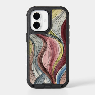 Swirl-Hand Painted Abstract Watercolor Art iPhone 17 Case