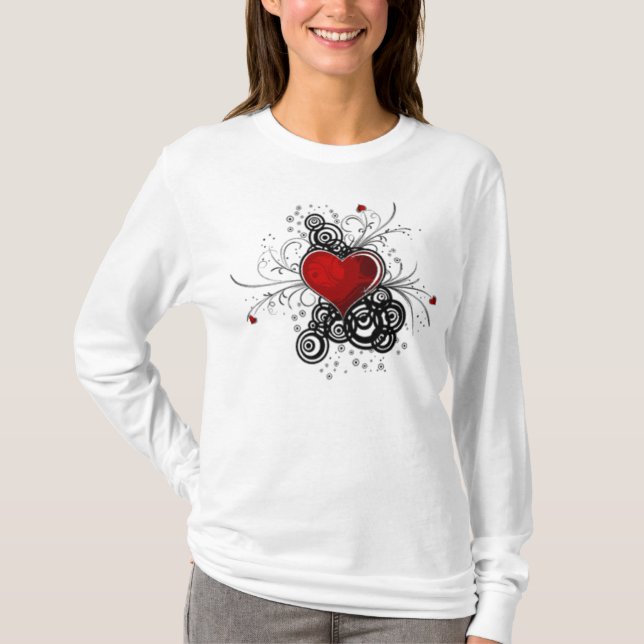 Swirl Heart T-Shirt (Front)