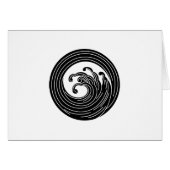 Swirl-like wave circle (Front Horizontal)