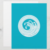 Swirl-like wave circle (Front/Back)
