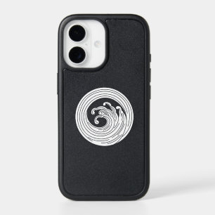 Swirl-like wave circle iPhone 17 case