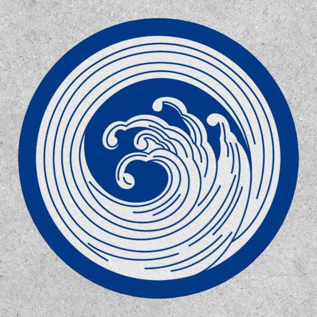 Swirl-like wave circle patch (Front)