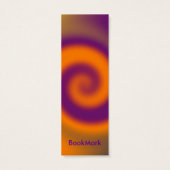 swirl orange purple BookMark (Back)