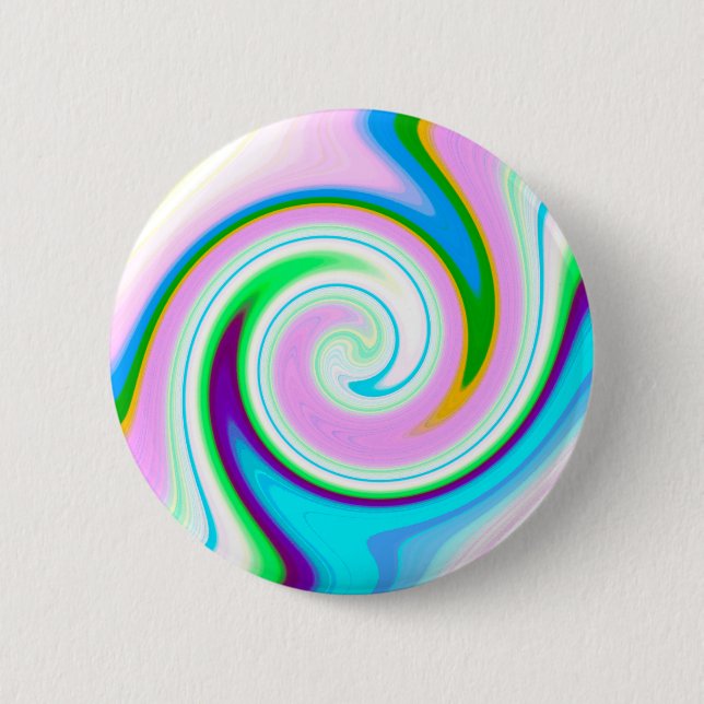 Swirl Pastel Button (Front)