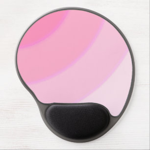 Swirl pattern Pastel Ombre Pink Gel Mouse Pad