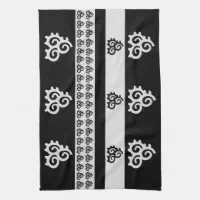 Black Swirl Kitchen Towel Set