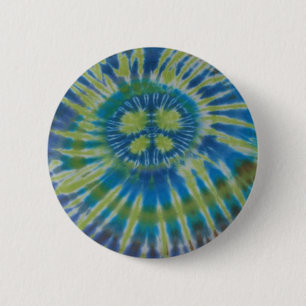 Swirl Peace Sign Button