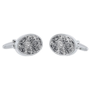 Swirl Print Cufflinks