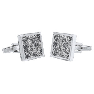 Swirl Print Cufflinks
