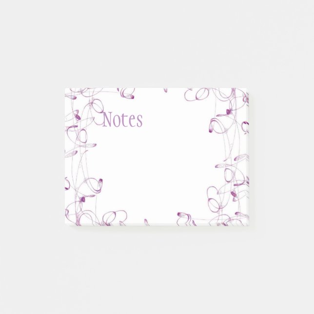 Swirl Purple Notes (Front)
