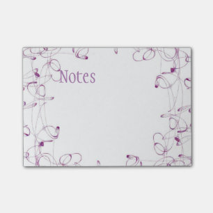 Swirl Purple Post-It Notes