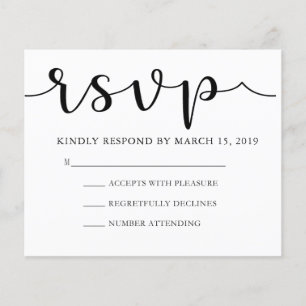 Swirl RSVP Budget Flyer