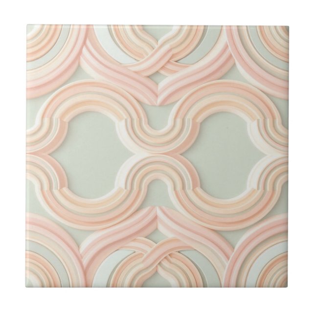 Swirl Serenity Ceramic Tile (Front)