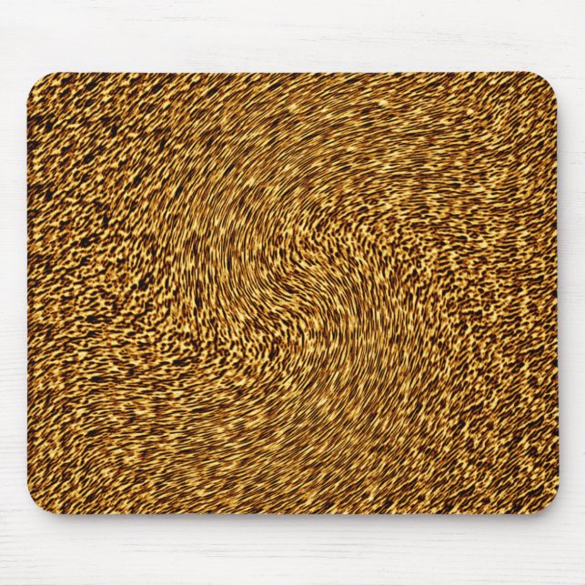 Swirl Shag Furry  Mousepad (Front)