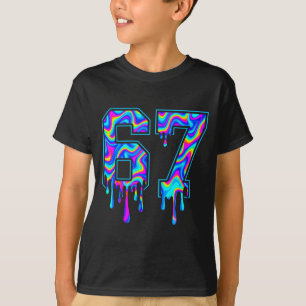 Swirl Six Seven Drip 6 7 Meme Gen Alpha Slang T-Shirt