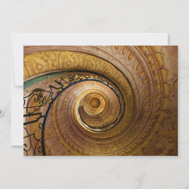 Swirl Staircase Pattern Card (Front)