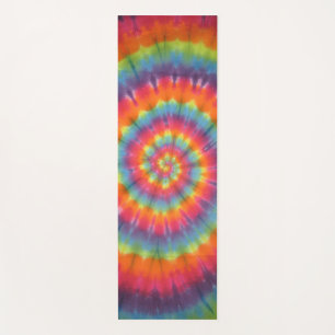 Swirl & Stripe Tie Dye Yoga Mat