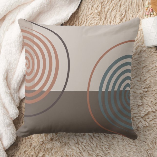 Swirl Throw Pillow (Blanket)