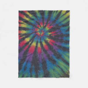 Swirl Tie Dye Fleece Blanket
