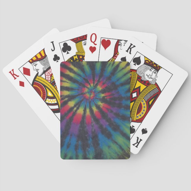 Swirl Tie Dye Playing Cards (Back)