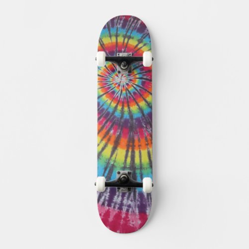 Swirl Tie Dye Spiral Skateboard