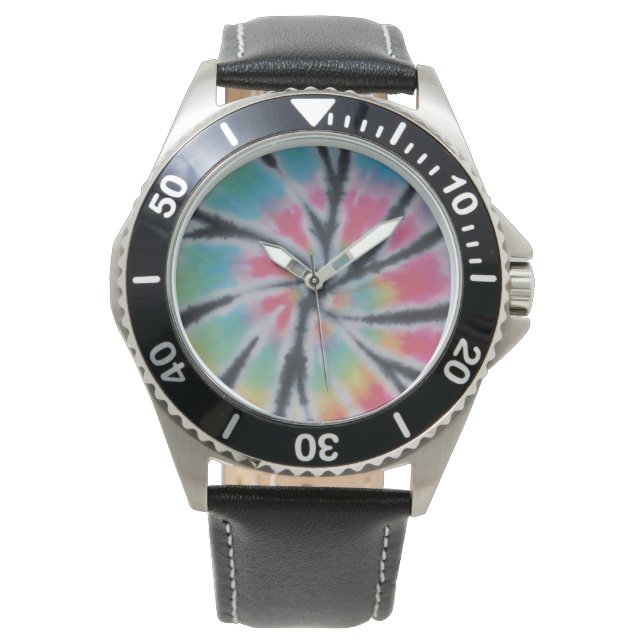 Swirl Tie Dye Watch (Front)