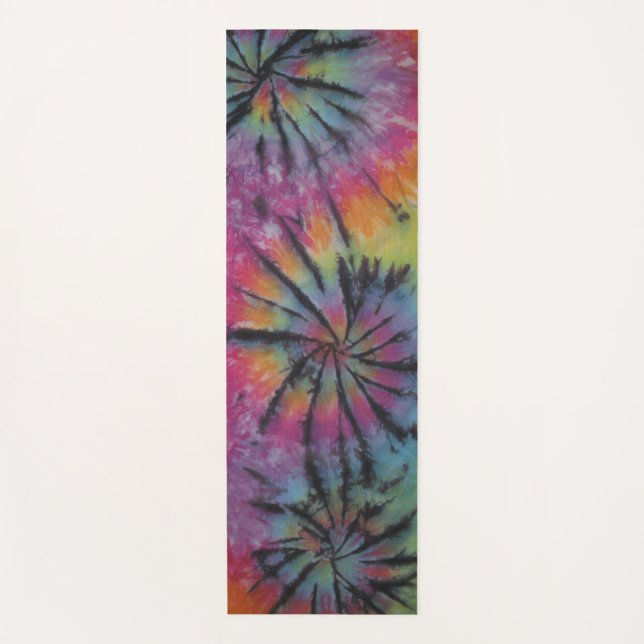 Swirl Tie Dye Yoga Mat (Front)