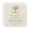 Swirl Tree Roots Antiqued Green Parchment Wedding