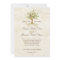 Swirl Tree Roots Antiqued Parchment Wedding
