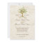 Swirl Tree Roots Antiqued Parchment Wedding