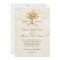 Swirl Tree Roots Antiqued Parchment Wedding