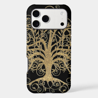 Swirl Tree You Choose Background Color iPhone 17 Pro Max Case