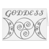 Swirl Triple Goddess Symbol (Front Horizontal)