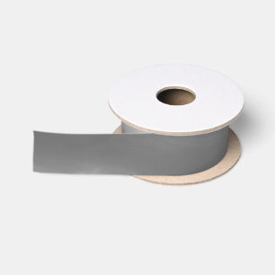Swirled Black White Gray Clouds Satin Ribbon