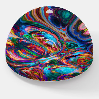 Swirled Colors Abstract Boho Desk Paperweight